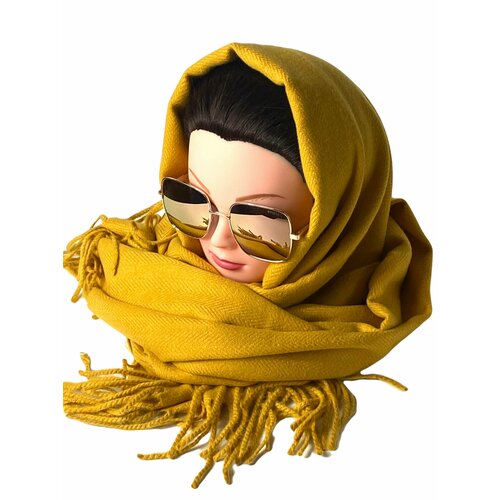 женский шарф florento, желтый