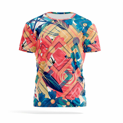 мужская футболка panin brand, разноцветная