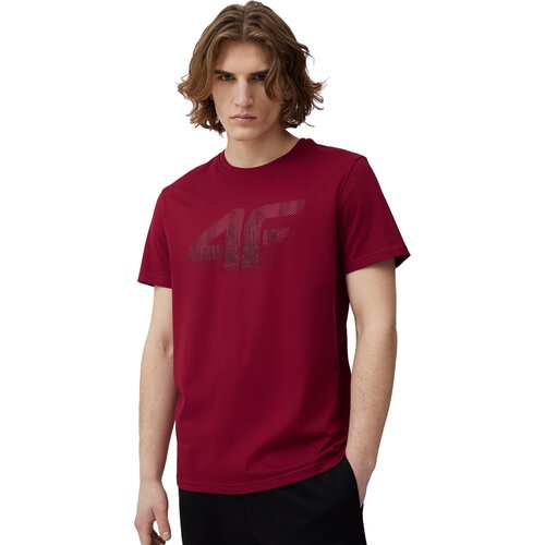 мужская футболка с принтом 4f, красная
