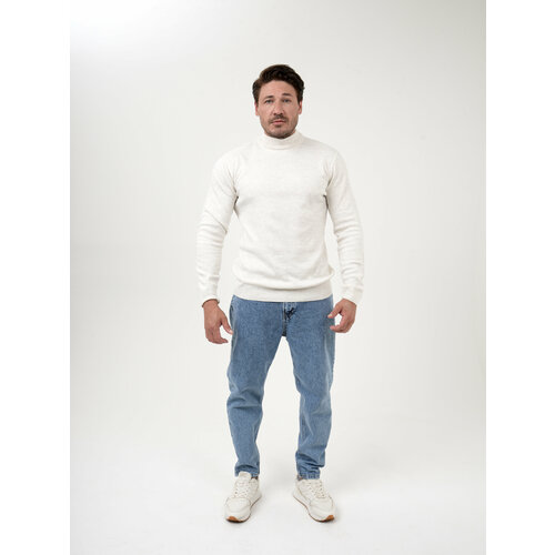 мужской свитер удлиненные mostom, белый