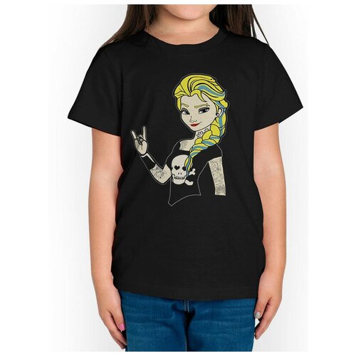 футболка с принтом dreamshirts studio для девочки, черная