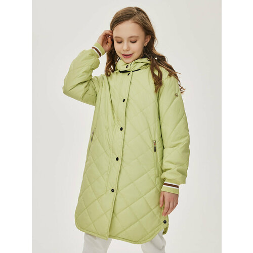 куртка noble people для девочки, зеленая