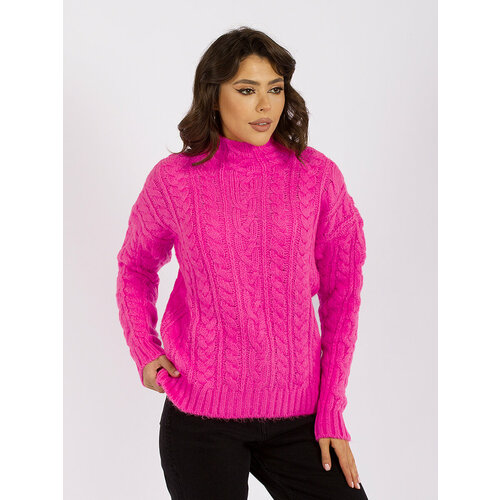 женский свитер удлиненные parkkaron, розовый