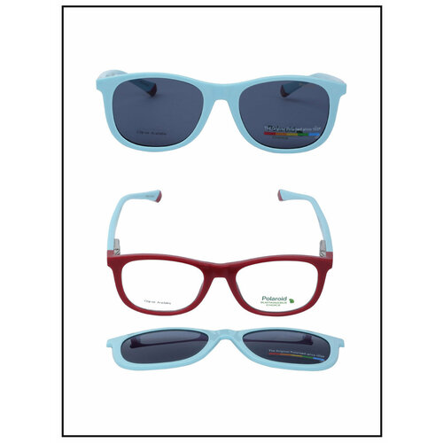 солнцезащитные очки polaroid для девочки, голубые