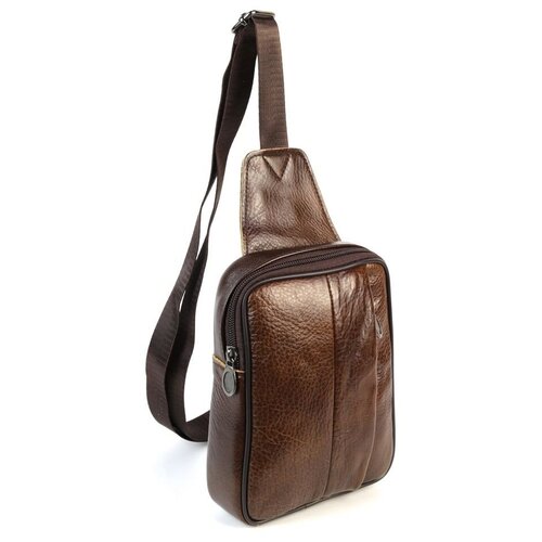 мужская кожаные сумка piove, коричневая