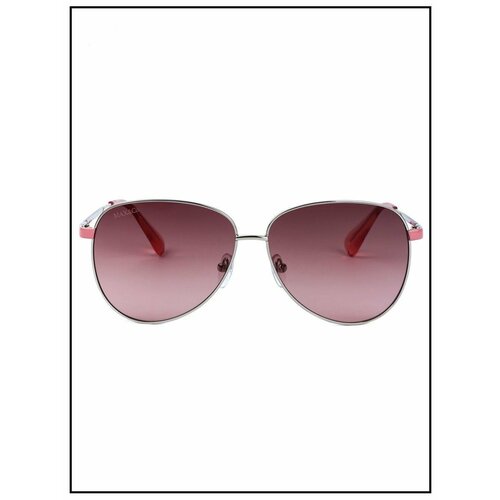 женские авиаторы солнцезащитные очки max & co, розовые