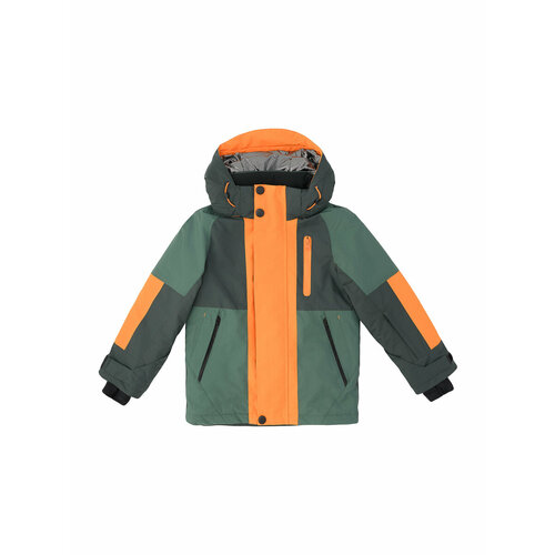 сноубордические куртка oldos для мальчика, зеленая