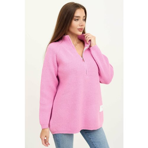 женский вязаные свитер lika dress, розовый