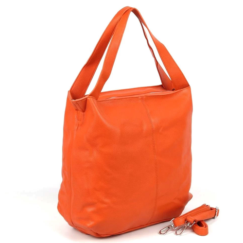 женская сумка-шоперы fuzi house, оранжевая