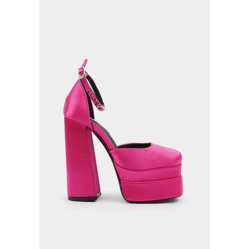 женские туфли на платформе mario berlucci, фиолетовые