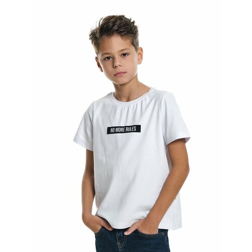 футболка mini maxi для мальчика, белая