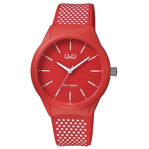 мужские часы q&q, красные