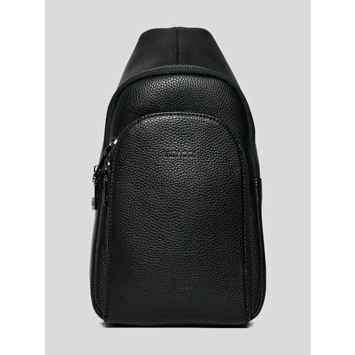 мужская кожаные сумка vitacci, черная