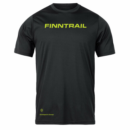 мужская футболка finntrail, черная