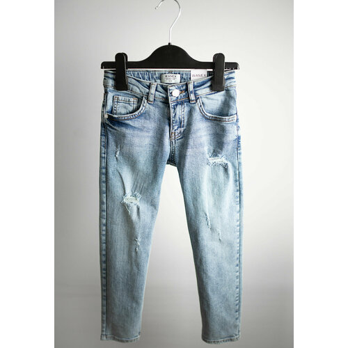 джинсы скинни wanex для девочки, синие