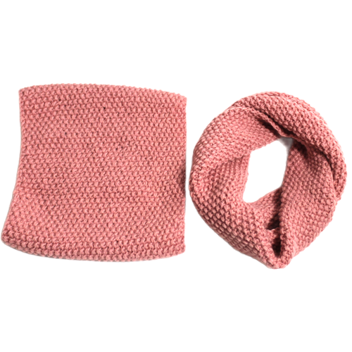 шерстяные шарф sashulya для девочки, розовый
