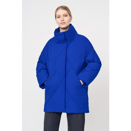 женская куртка стеганные baon, синяя