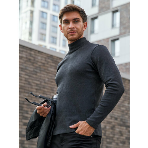 мужской свитер удлиненные ihomelux, черный