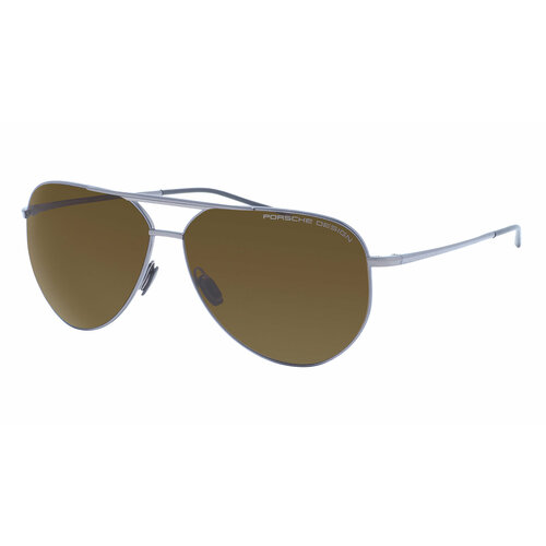 авиаторы солнцезащитные очки porsche design, коричневые