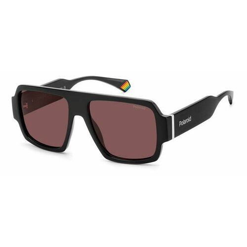 солнцезащитные очки polaroid, черные