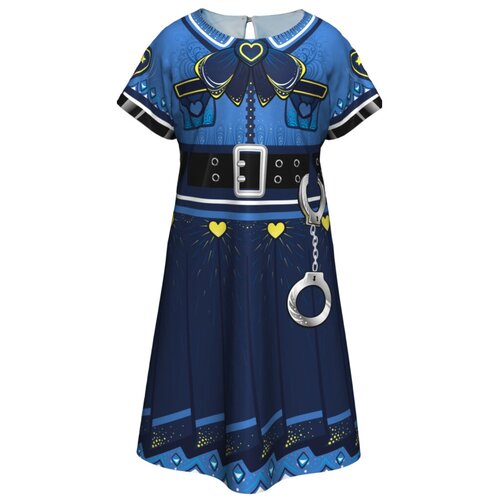повседневные платье bambolo для девочки, синее