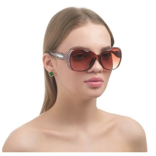 женские солнцезащитные очки mikimarket, коричневые