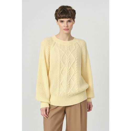 женский свитер удлиненные baon, желтый