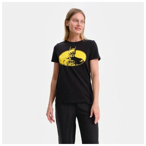 женская футболка с рисунком сима-ленд, черная