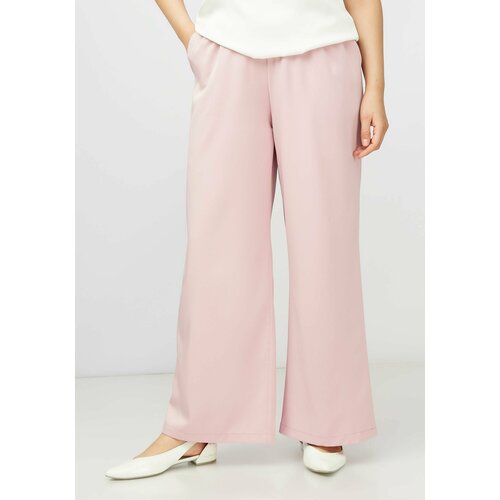 женские брюки с высокой посадкой frida, розовые