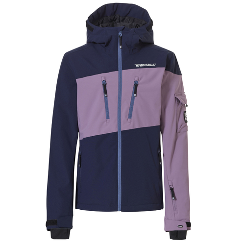 горнолыжные куртка rehall для девочки, фиолетовая