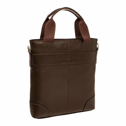 мужская кожаные сумка blackwood, коричневая