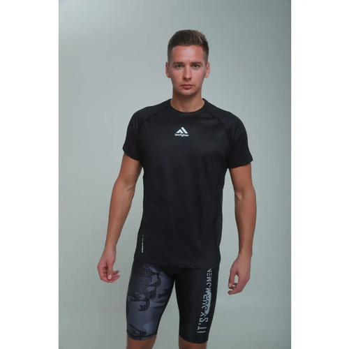 мужская спортивные футболка iamfighter, черная