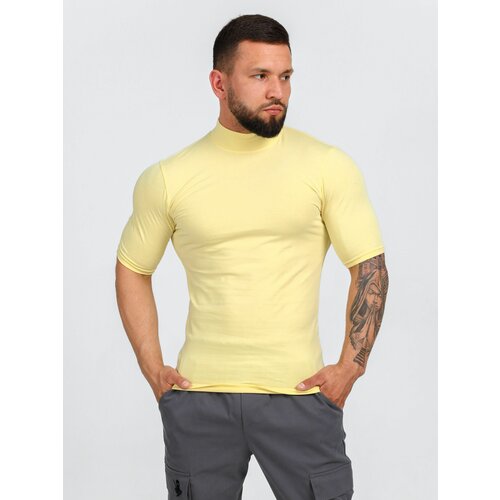 мужская футболка с коротким рукавом huracan, желтая