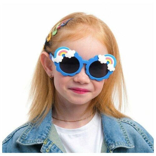 солнцезащитные очки мастер к для девочки, синие