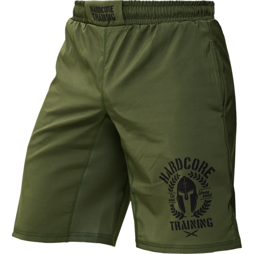 мужские повседневные шорты hardcore training, зеленые