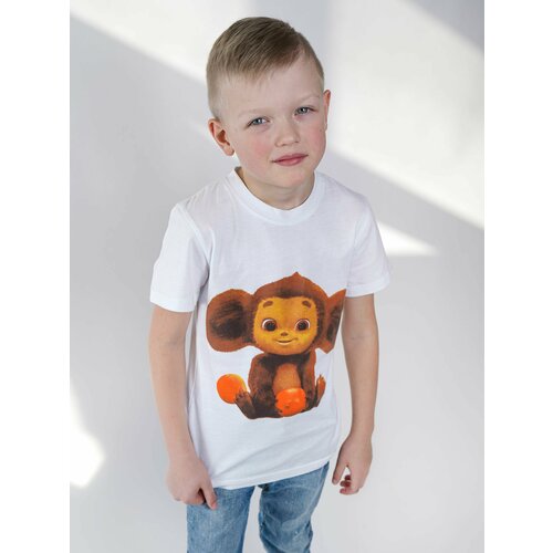футболка с коротким рукавом rostik для мальчика, желтая