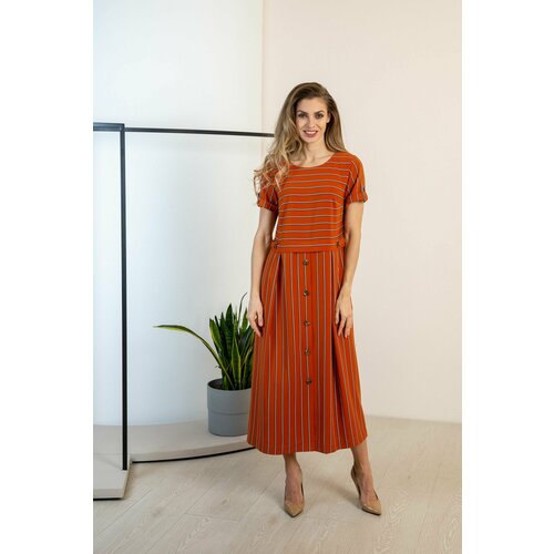 женское платье lacsa, оранжевое
