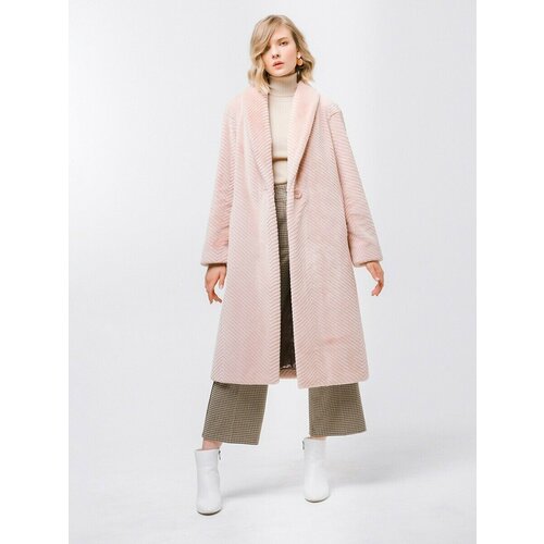женское пальто alef, розовое