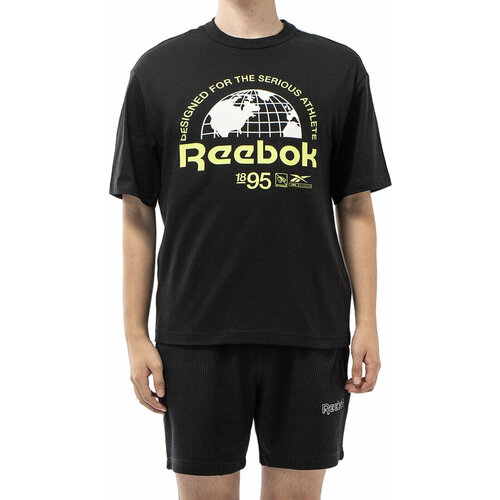 мужская спортивные футболка reebok, черная