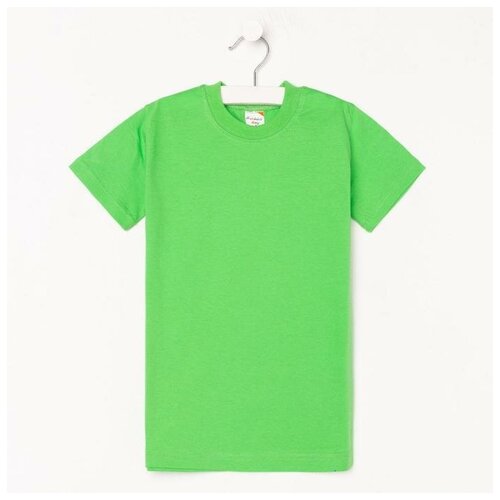футболка нет бренда для девочки, зеленая
