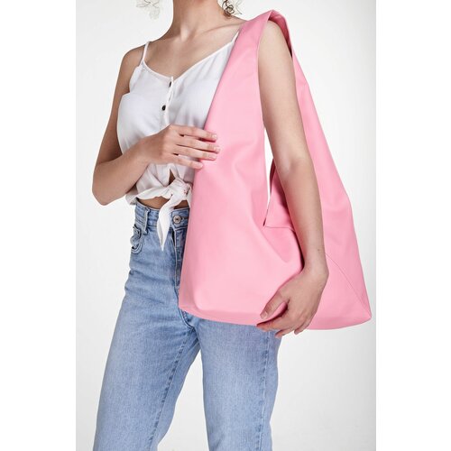 женская сумка-шоперы caramellroom, розовая