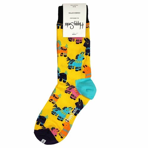 женские носки happy socks, желтые