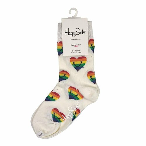 носки happy socks, белые