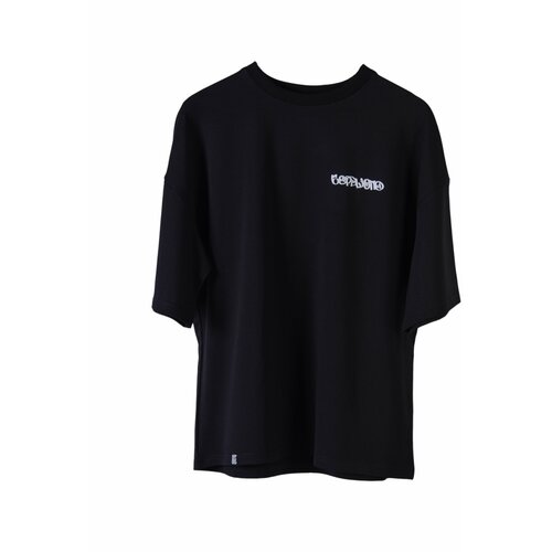 мужская футболка с коротким рукавом бордшоп#1, черная