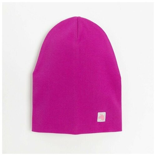 шапка hohloon для девочки, фиолетовая