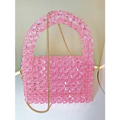 женская сумка для обуви ип токмакова марина юрьевна, розовая