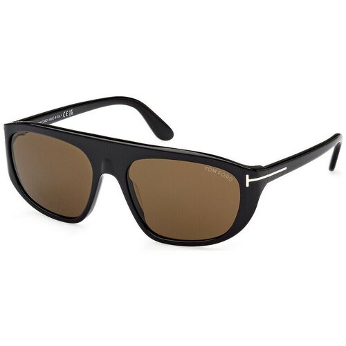 мужские солнцезащитные очки tom ford, коричневые