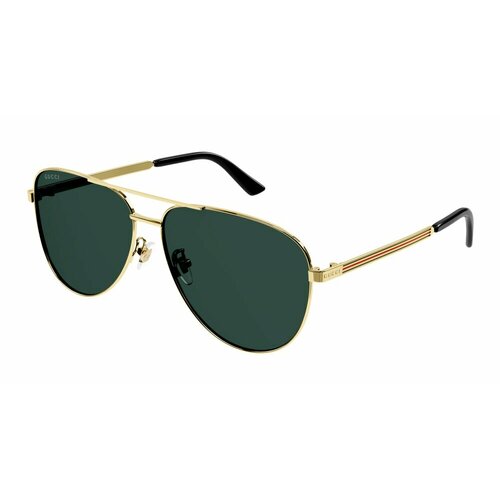 мужские солнцезащитные очки gucci, зеленые