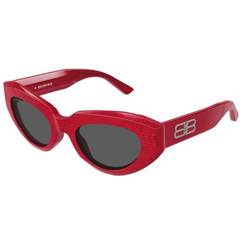 женские солнцезащитные очки balenciaga, красные