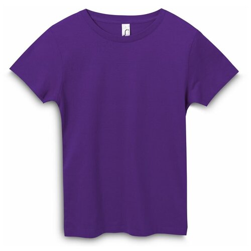 женская футболка sol’s, фиолетовая